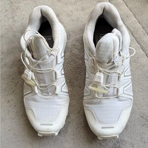 Salomon White Performance Sneakers